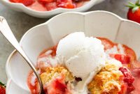 Strawberry Rhubarb Cobbler Recipe — Sweet-Tart Summer Dessert
