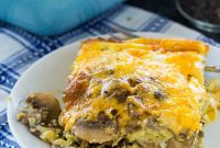 Spicy Sausage & Caramelized Onion Breakfast Casserole Recipe
