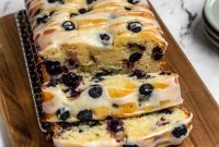 Moist Blueberry Ricotta Cake with Lemon Zest