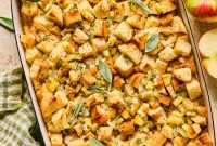 Apple and Sage Stuffing Recipe with Crispy Herbs