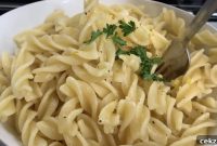 Buttery Lemon Garlic Fusilli Pasta Recipe for Quick Weeknight Meals