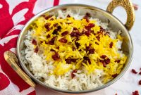 Instant Pot Zereshk Polo — Persian Barberry Rice Recipe