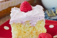 Hazelnut Raspberry Layer Cake with Whipped Cream Filling