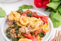 Blackstone Sausage & Tortellini Skillet Recipe for Quick Weeknights