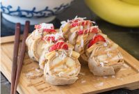 Banana Sushi Rolls: Sweet No-Bake Fruit Dessert Ideas