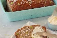 Tropical Banana Bread with Lime Glaze Recipe