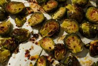 Roasted Hot Honey Brussels Sprouts (5-Ingredient Recipe)