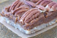 Gluten-Free Vegan Pecan Pie Bars — Paleo & Refined Sugar Free