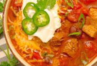 Instant Pot Red Pork Carnitas Chili Recipe