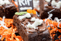 Gluten-Free Tombstone Brownies for a Spooky Halloween Treat