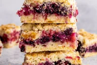 Juicy Berry Crumb Bars Recipe for Homemade Desserts
