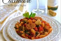 Spicy Sausage Cacciatore with Conchiglie: Slow-Simmered Recipe