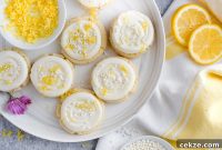 Lemon Sugar Cookies with Tangy Lemon Cream Cheese Frosting