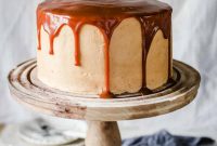 Gluten-Free Espresso Chocolate Cake with Salted Caramel Frosting