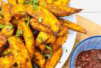 Crispy Air Fryer Potato Wedges with Peri-Peri Seasoning