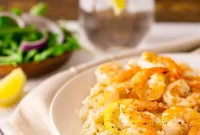 Garlic Butter Lemon Shrimp Recipe with Garlic-Parsley Sauce