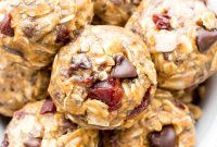Cherry Chocolate Chip Chia Energy Bites — Vegan & Gluten-Free One-Bowl Recipe