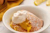 Zesty Baked Lemon Pudding Recipe for a Light, Tangy Dessert