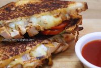 Grilled Chicken Fajita Sandwich with Peppers and Onions