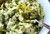 Green Goddess Chicken Pasta Salad Recipe with Creamy Herb Dressing