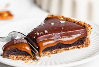 Salted Chocolate Caramel Tart Recipe with Flaky Crust