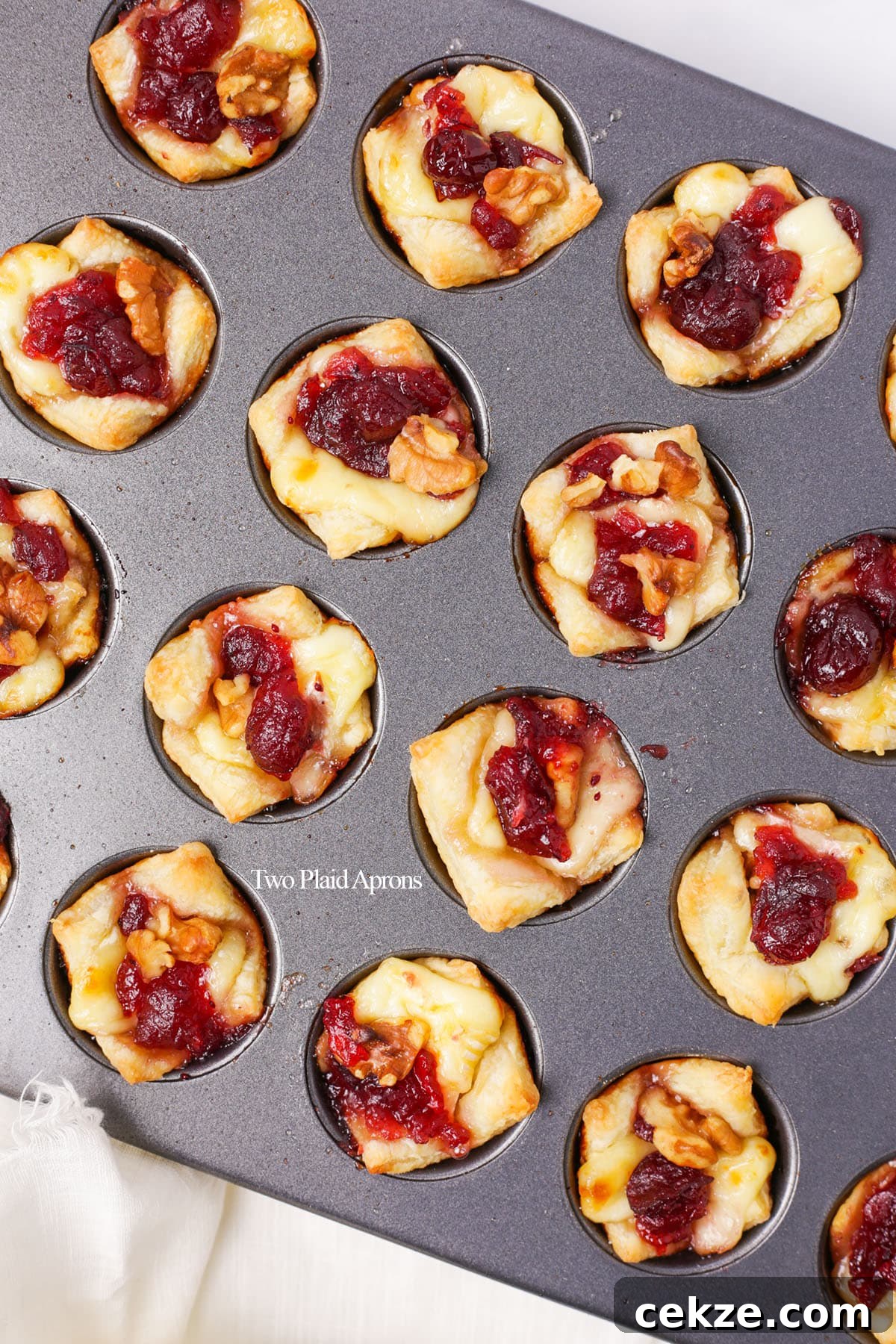 Cranberry Brie Bites: Mini Appetizers for Holidays & Parties 12 Stored brie bites