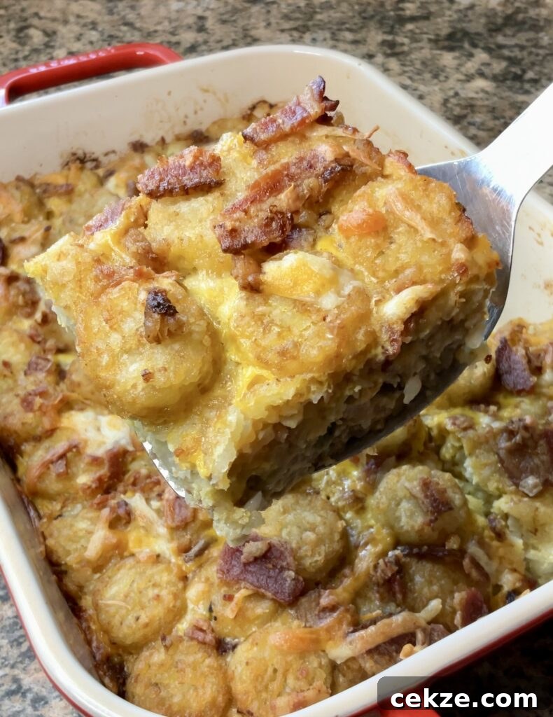 Breakfast Tater Tot Casserole