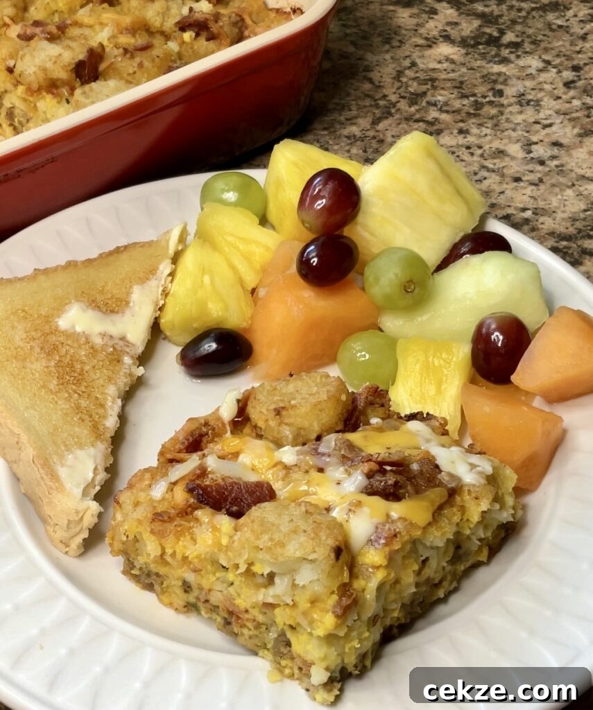 Breakfast Tater Tot Casserole