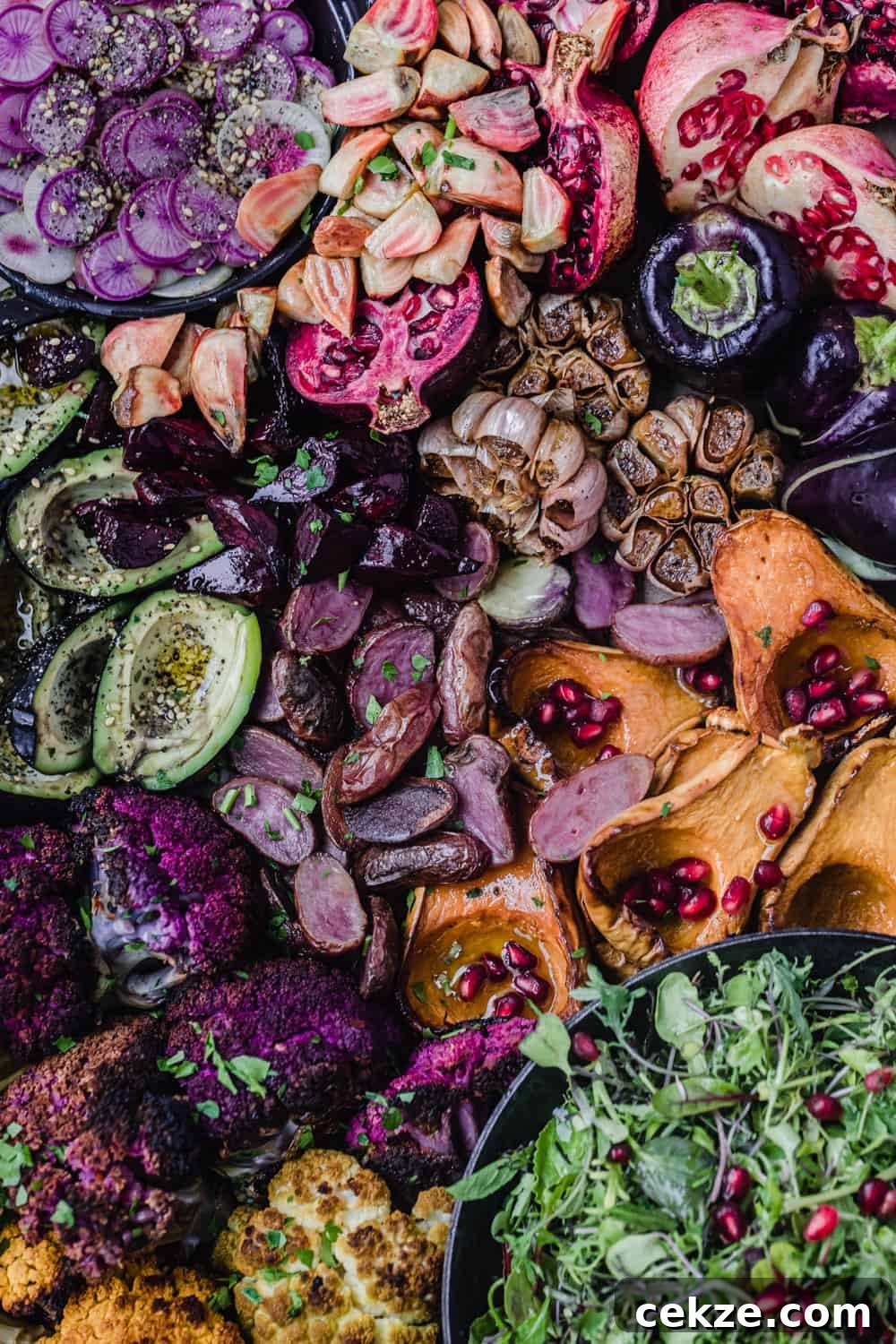 Farmers Market Salad all done with seasonal and local fall produce straight from the market!
