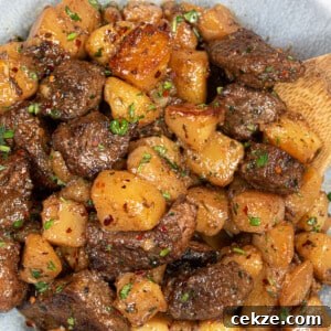 Garlic Butter Steak and Potatoes Skillet Recipe for Weeknights 9 img 10993 8