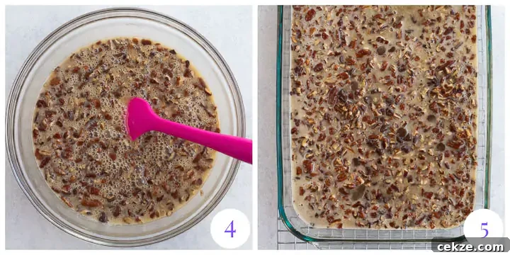 Chocolate Pecan Pie Bars Recipe — Fudgy Chocolate Pecan Bars 4 how to finish chocolate pecan pie bars