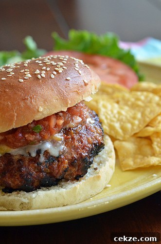 Grilled Santa Fe Burger