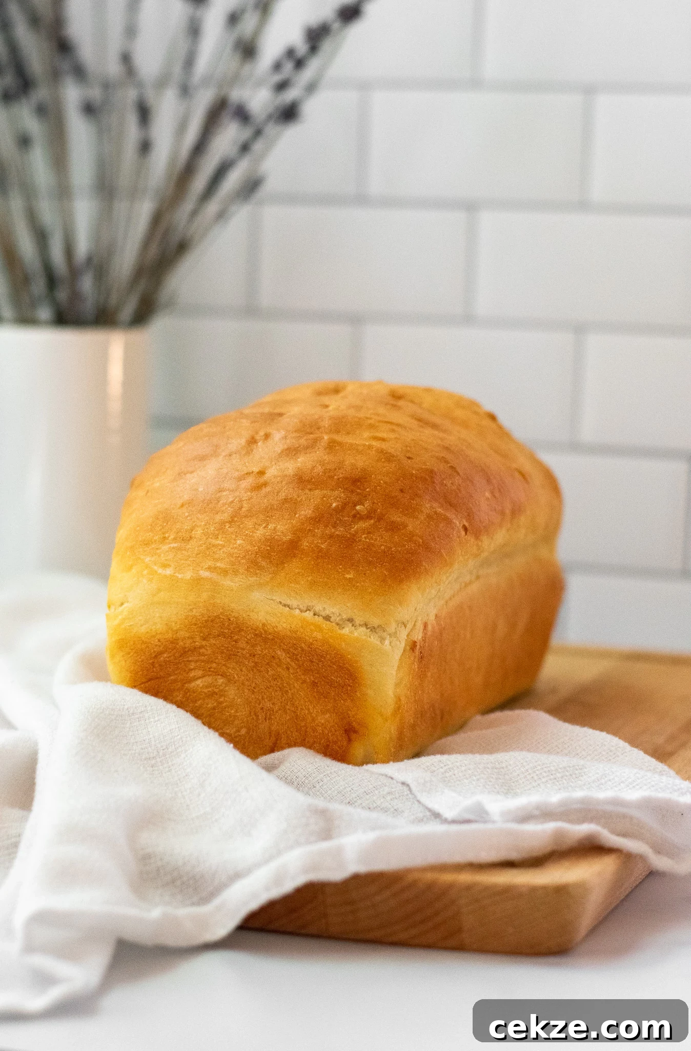 A loaf of potato bread.