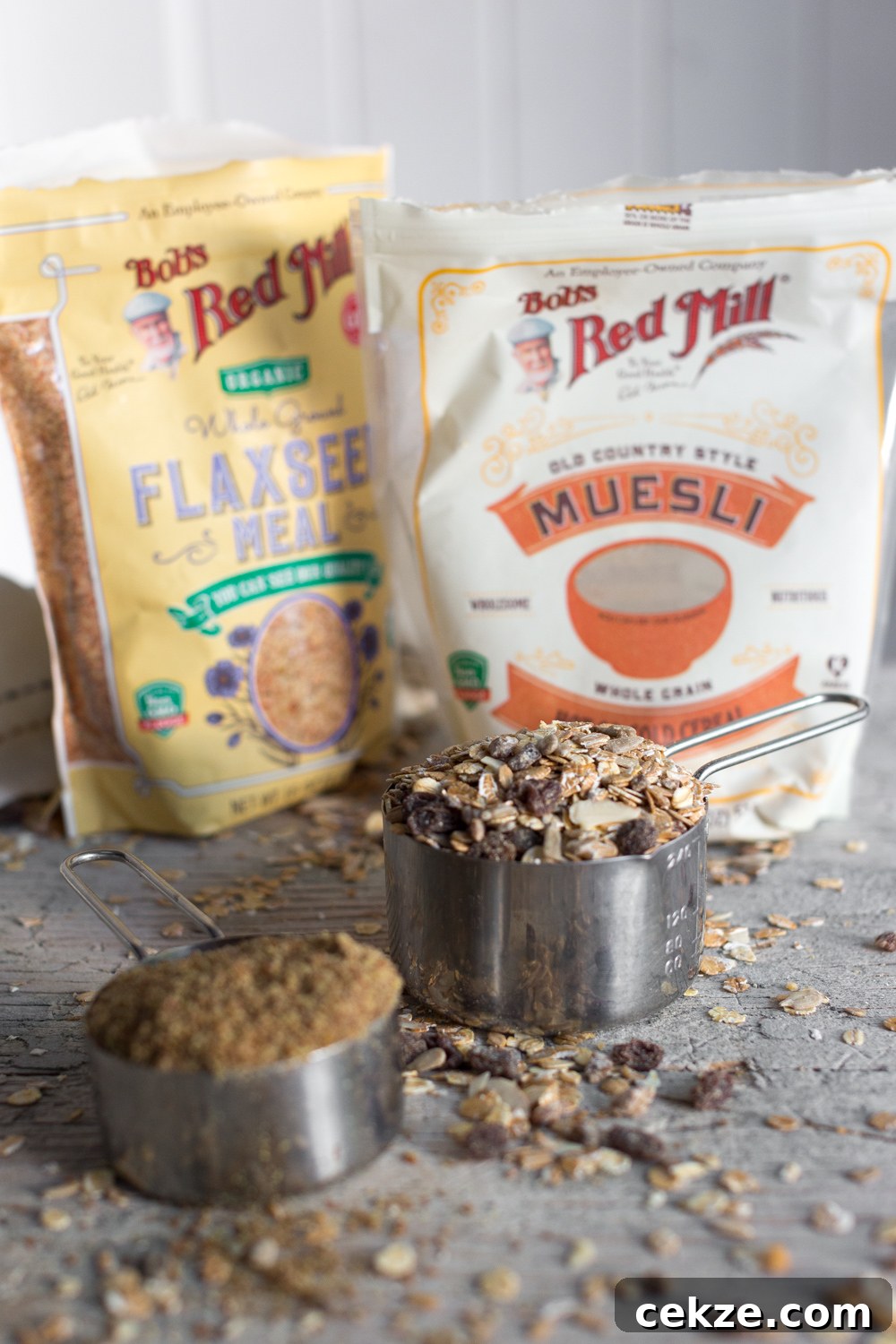 Bob's Red Mill Museli and Flaxseed Meal