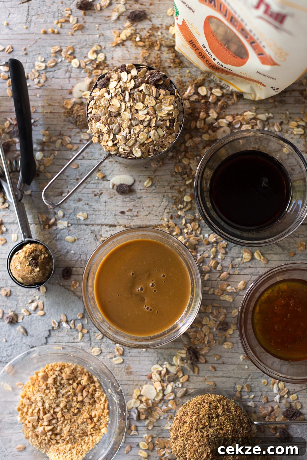 Muesli Almond Energy Balls ingredients