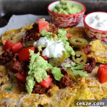 Patacón Loaded Nachos |mycolombianrecipes.com
