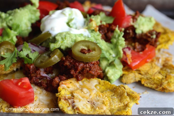 Patacón Loaded Nachos