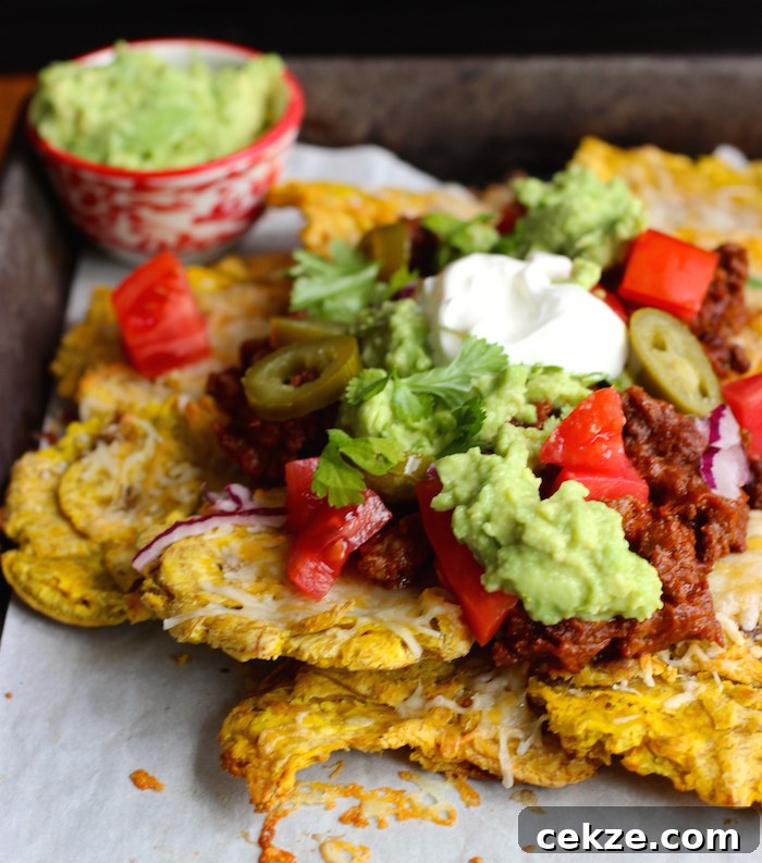 Patacón Loaded Nachos