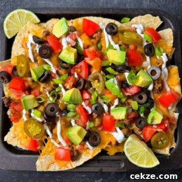 air fryer nachos with ground beef