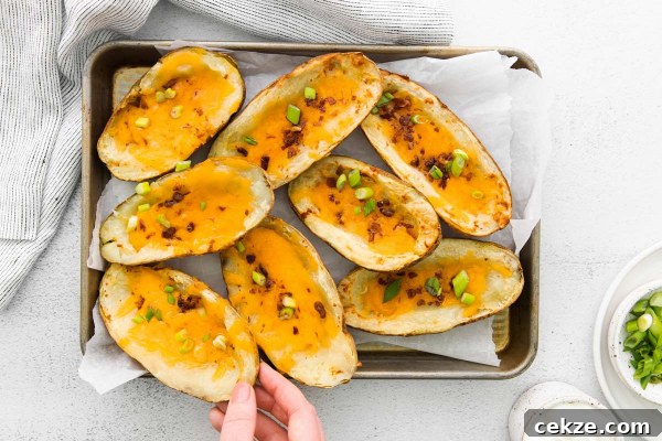 Crispy Air Fryer Potato Skins with Cheesy Bacon Filling 6 img 126632 5