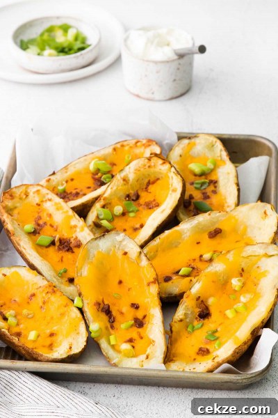Crispy Air Fryer Potato Skins with Cheesy Bacon Filling 7 img 126632 6