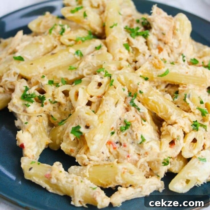 Slow Cooker Olive Garden Chicken Pasta