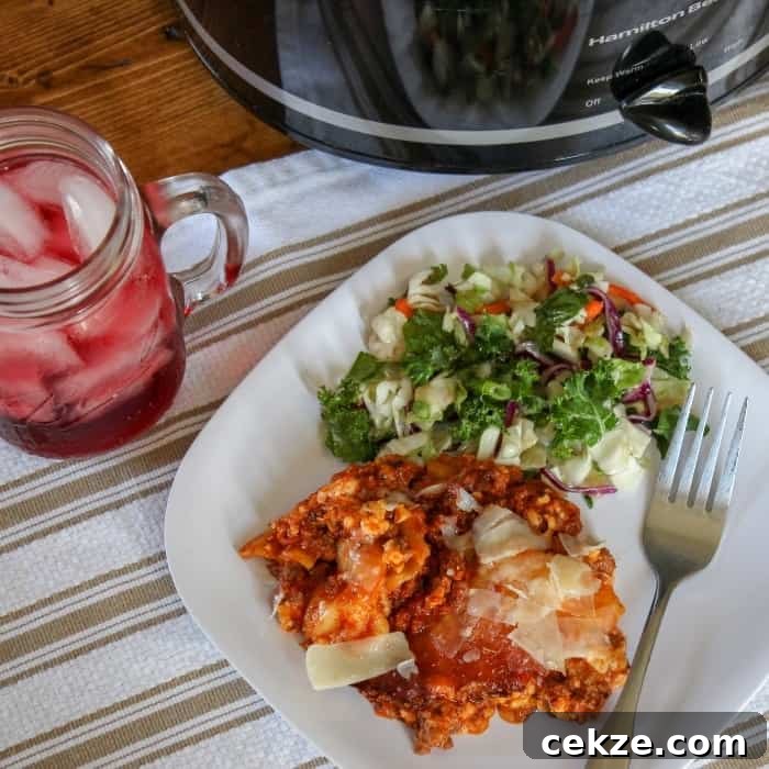 Slow Cooker Lasagna