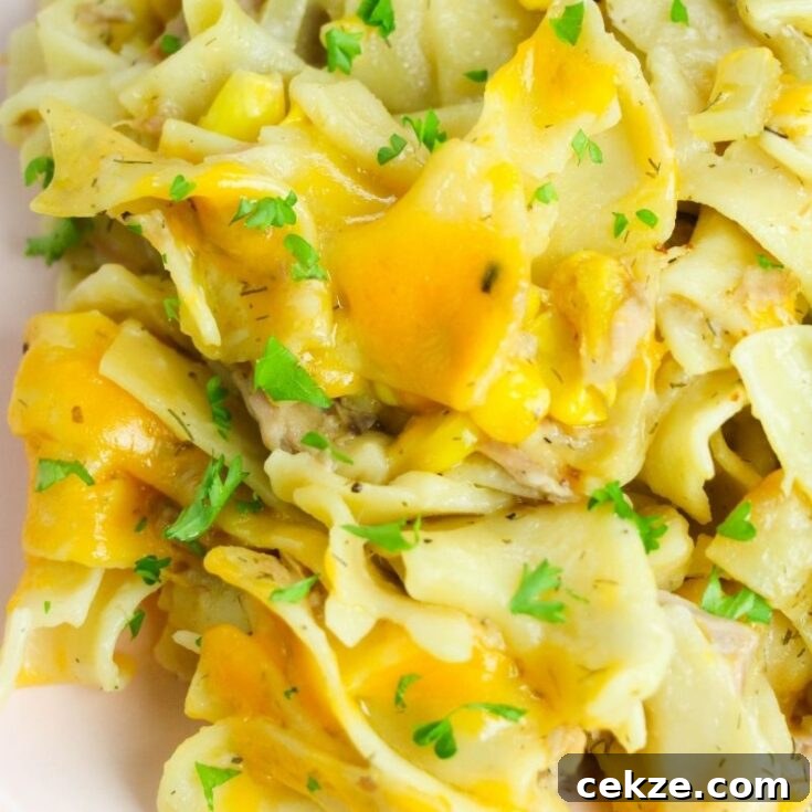 Crockpot Tuna Noodle Casserole