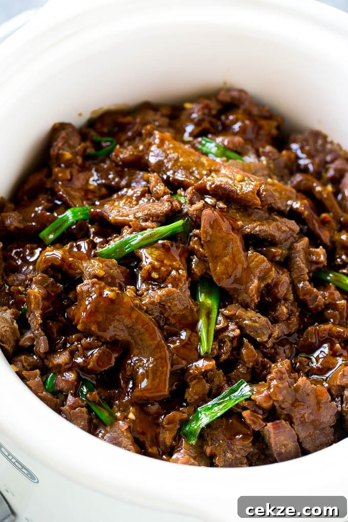 Slow Cooker Mongolian Beef