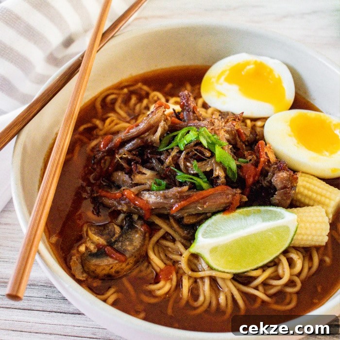 Slow Cooker Pork Ramen