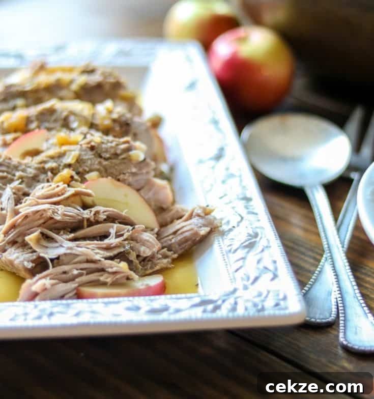 Slow Cooker Apple Pork Roast