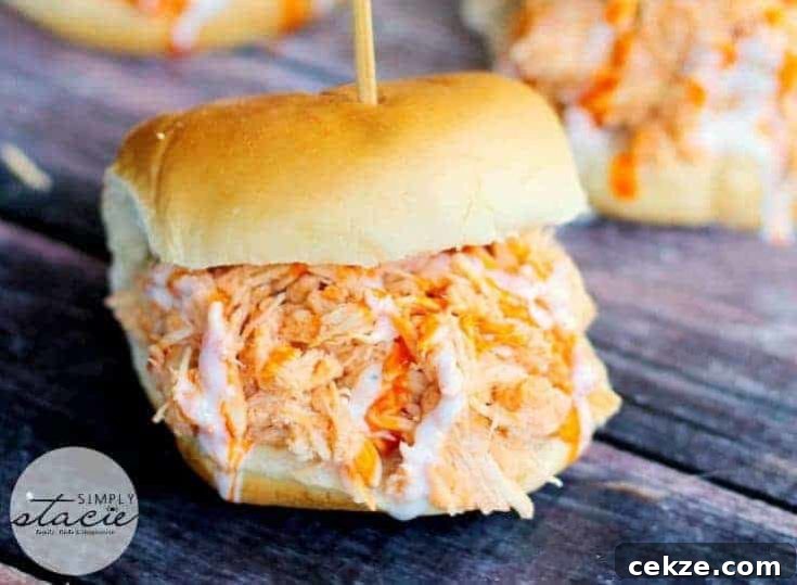 Buffalo Chicken Sliders
