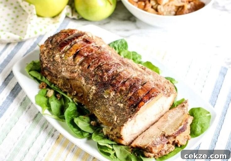 Slow Cooker Pork Loin With Apples And Honey