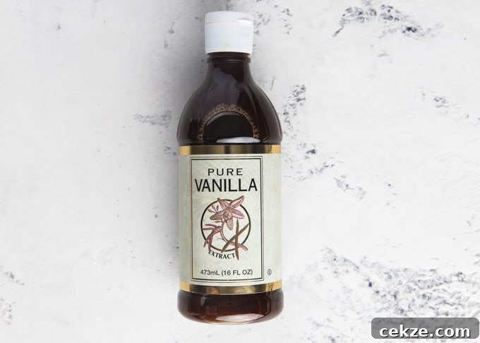 bottle of costco pure vanilla extract